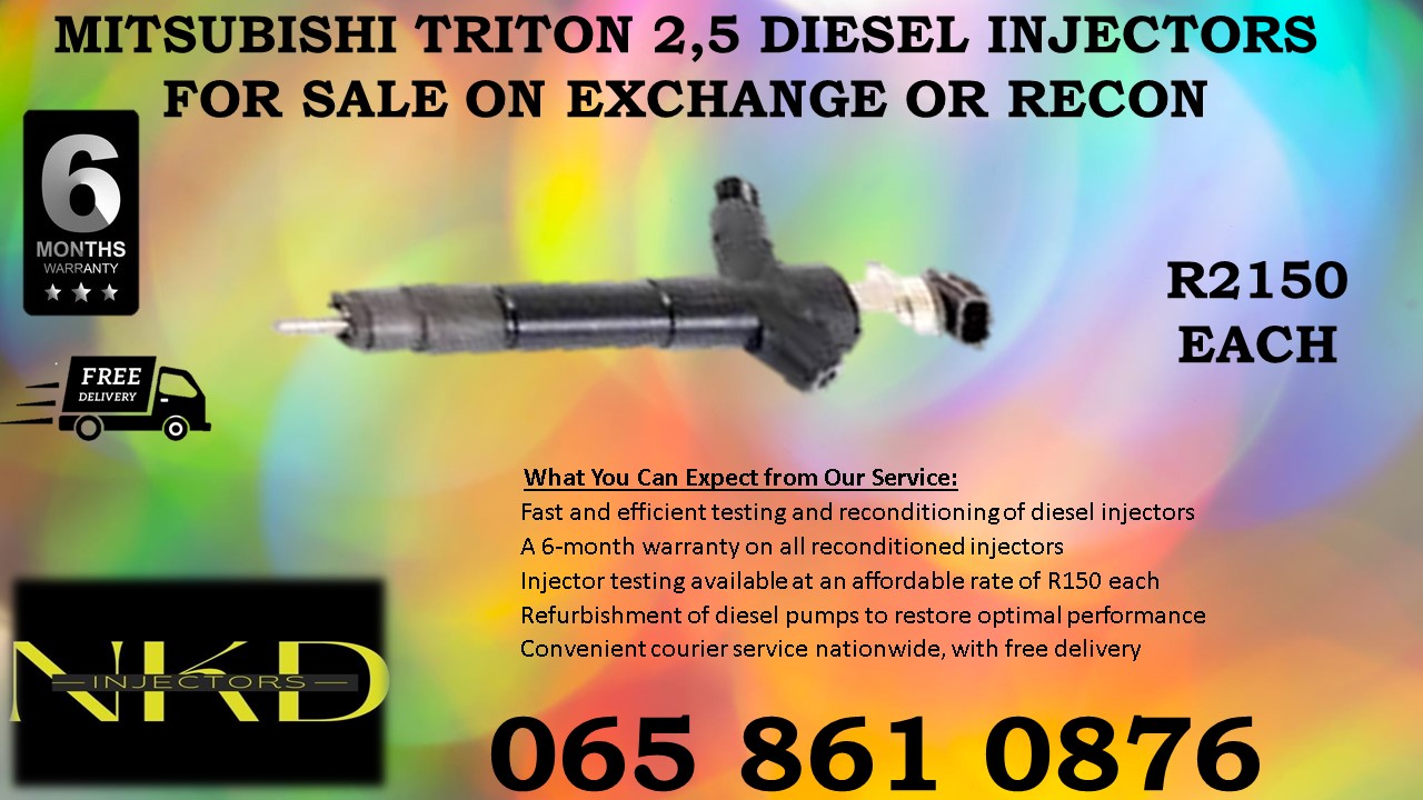 Mitsubishi Triton injectors for sale - Private Seller Mitsubishi Triton injectors for sale - Private Seller
