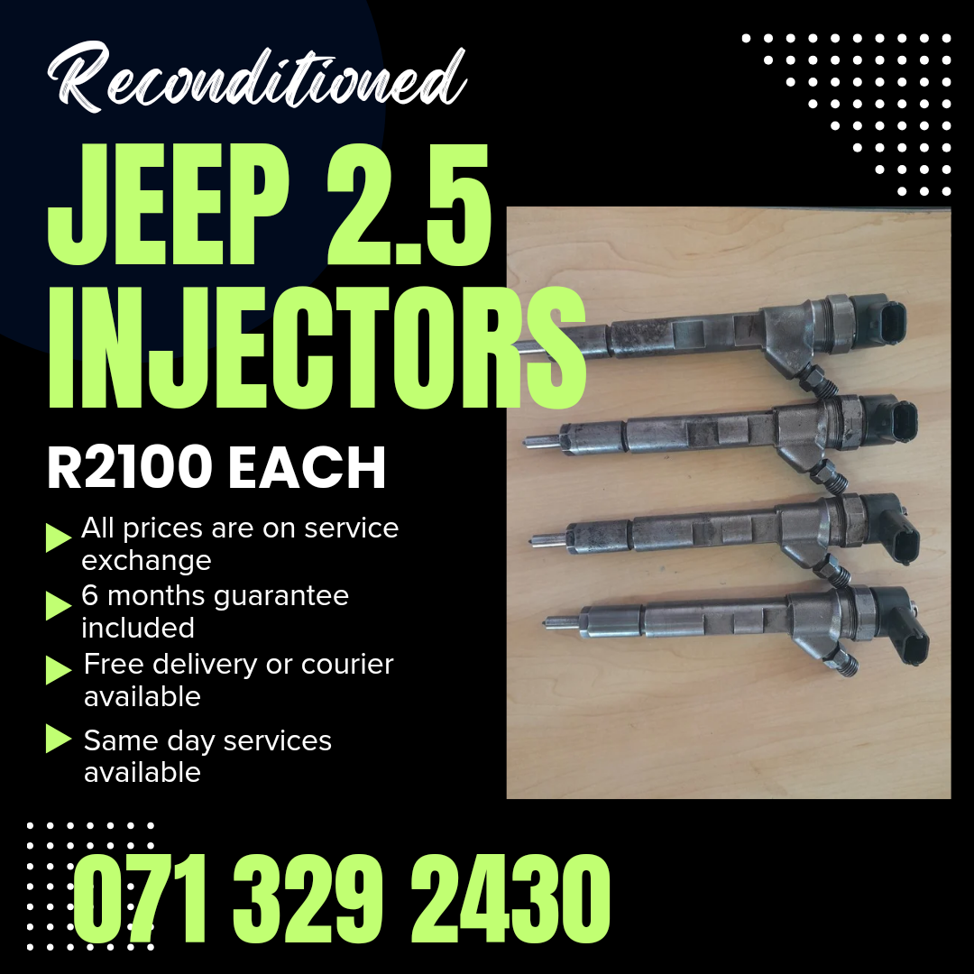 JEEP 2.5 INJECTORS FOR SALE WITH WARRANTY - Private Seller JEEP 2.5 INJECTORS FOR SALE WITH WARRANTY - Private Seller