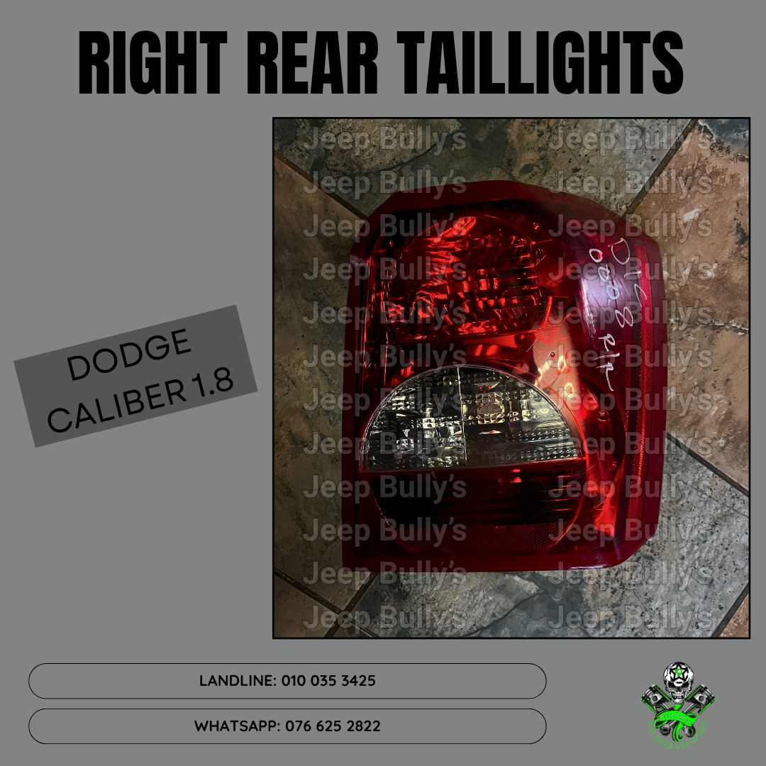 Dodge Caliber Right Rear Taillights For Sale - Private Seller Dodge Caliber Right Rear Taillights For Sale - Private Seller
