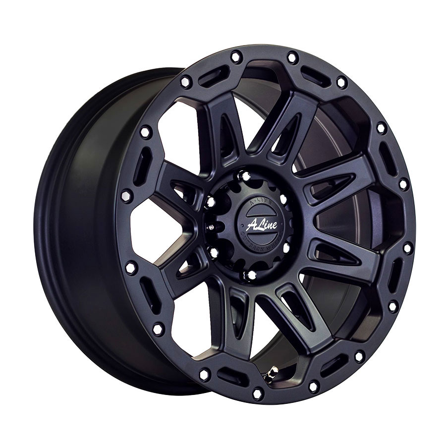18″ A-Line Duke 6/139 Satin black Alloy Wheels 18″ A-Line Duke 6/139 Satin black Alloy Wheels