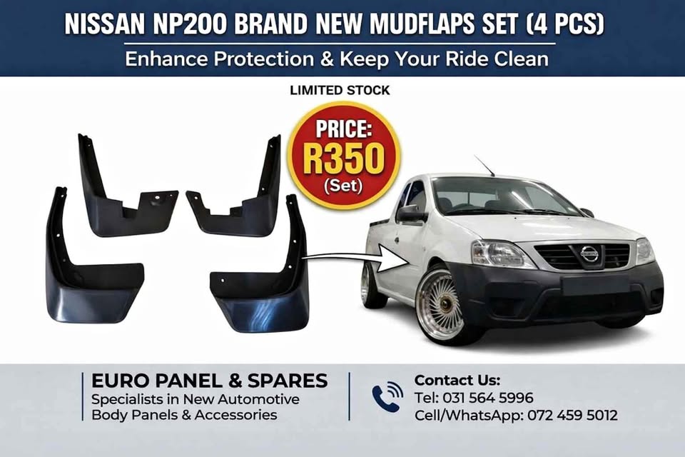 NISSAN NP200 12/24 BRAND NEW MUDFLAPS SET FORSALE PRICE - Private Seller NISSAN NP200 12/24 BRAND NEW MUDFLAPS SET FORSALE PRICE - Private Seller