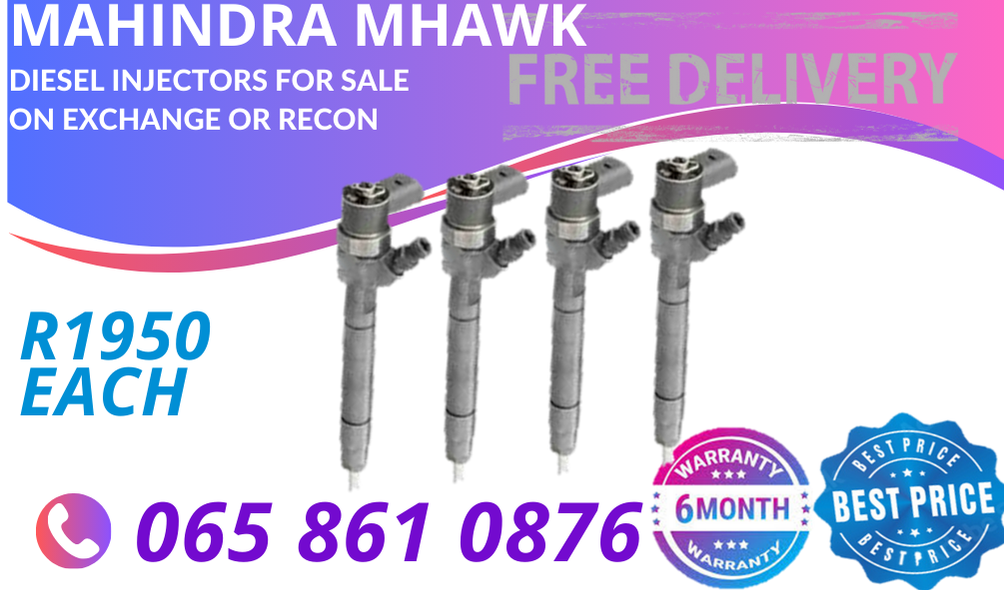 MAHINDRA MHAWK 2.2 DIESEL INJECTORS FOR SALE OR IMMEDIATE RECON - Private Seller MAHINDRA MHAWK 2.2 DIESEL INJECTORS FOR SALE OR IMMEDIATE RECON - Private Seller