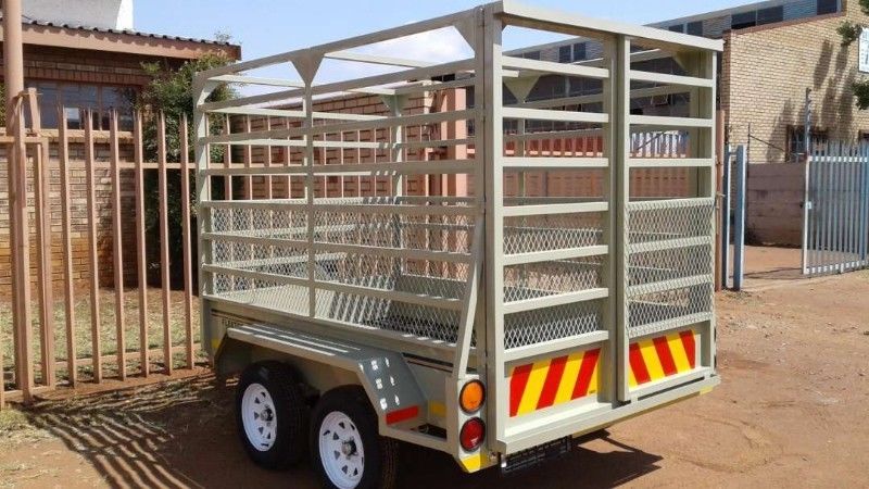 2.450m double axle Cattle trailers for sale