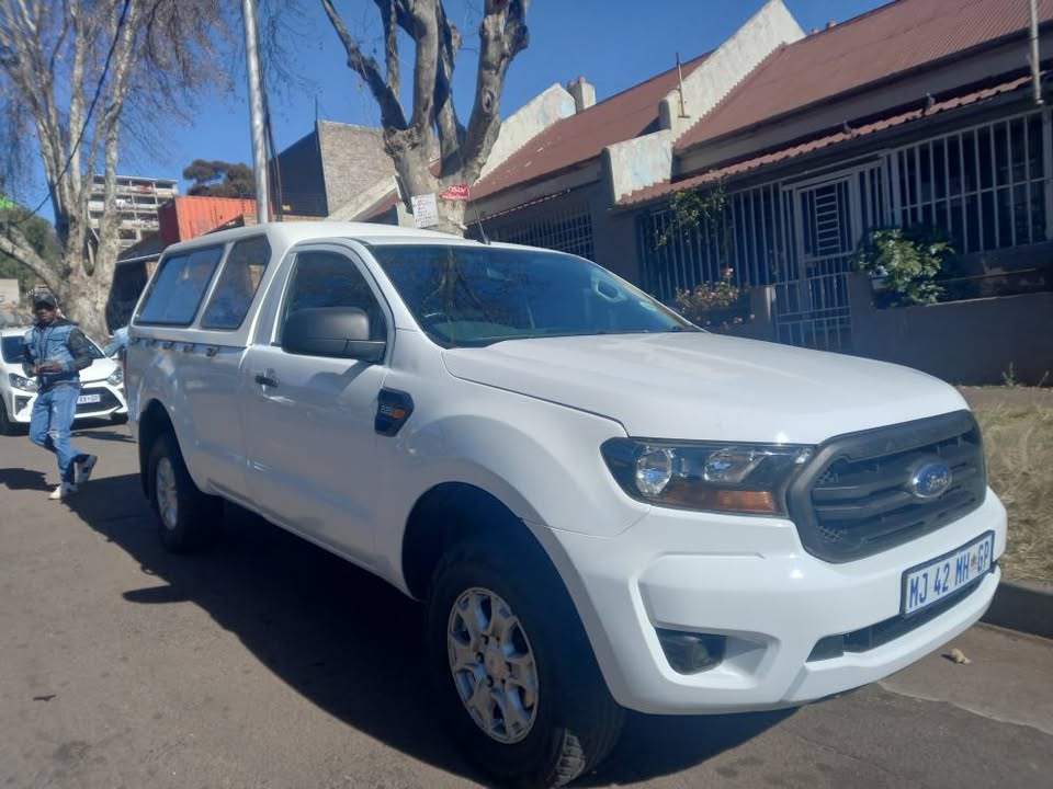 2018 Ford Ranger 2.2 Diesel, Manual 6speed, White, Single Cab, 97000kms, Canopy