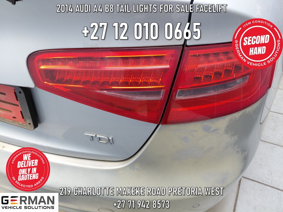 2014 Audi a4 b8 tail lights for sale facelift – bright and stylish - Private Seller 2014 Audi a4 b8 tail lights for sale facelift – bright and stylish - Private Seller