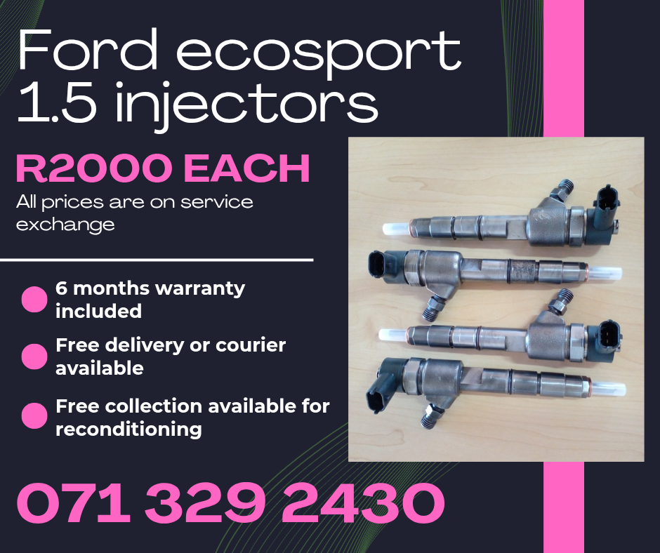 FORD ECOSPORT 1.5 INJECTORS FOR SALE WITH WARRANTY - Private Seller FORD ECOSPORT 1.5 INJECTORS FOR SALE WITH WARRANTY - Private Seller