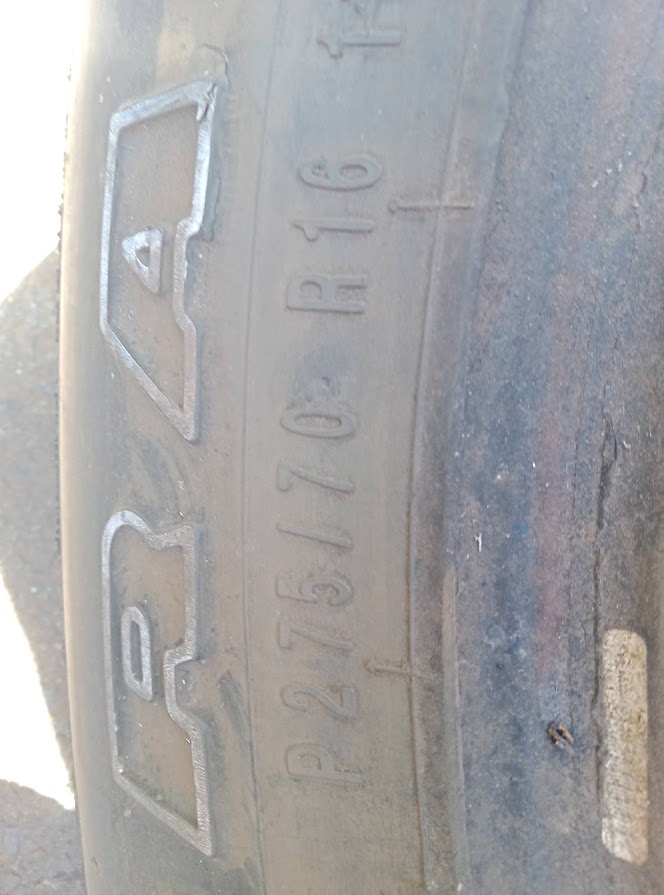 275/70 R16 Tyres x4