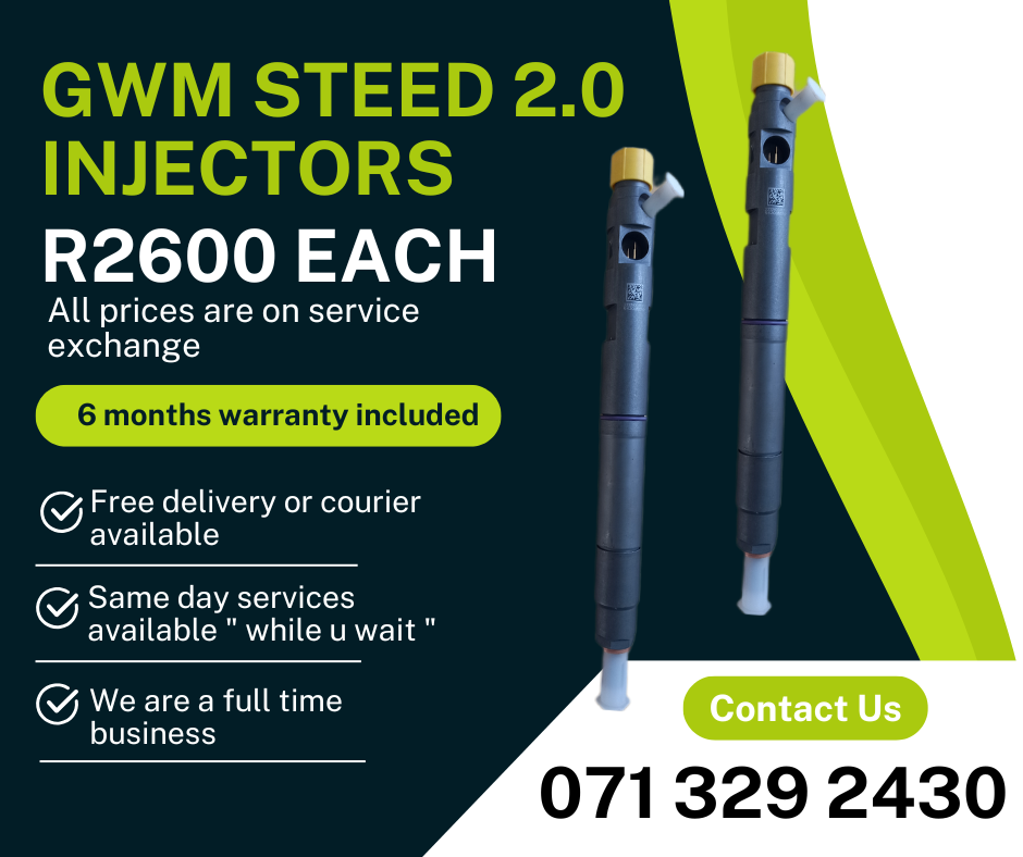 GWM STEED 2.0 INJECTORS FOR SALE WITH WARRANTY - Private Seller GWM STEED 2.0 INJECTORS FOR SALE WITH WARRANTY - Private Seller