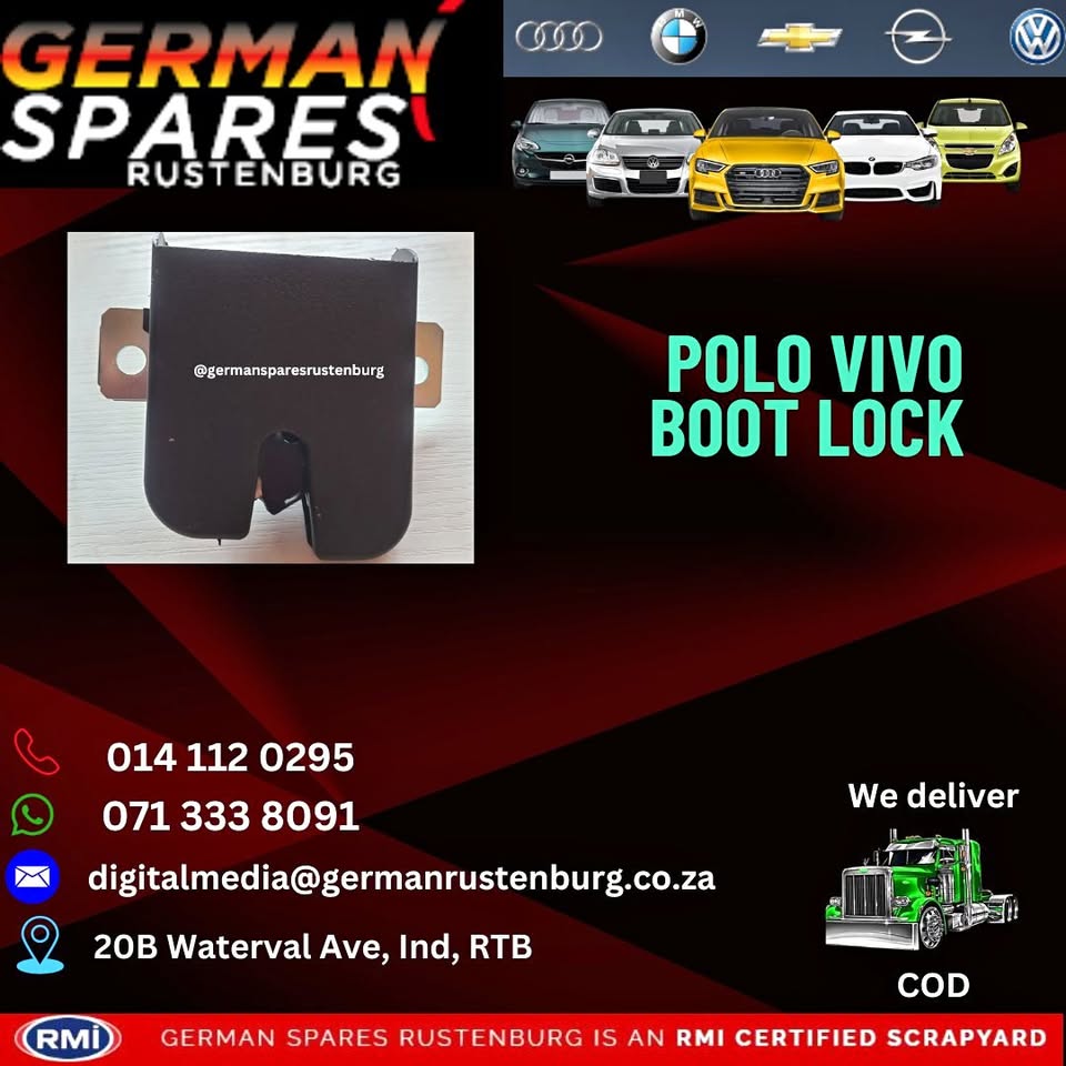 New Vw Polo Vivo Boot Lock - Private Seller