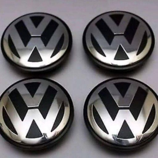 VW set of 4 wheel centre caps