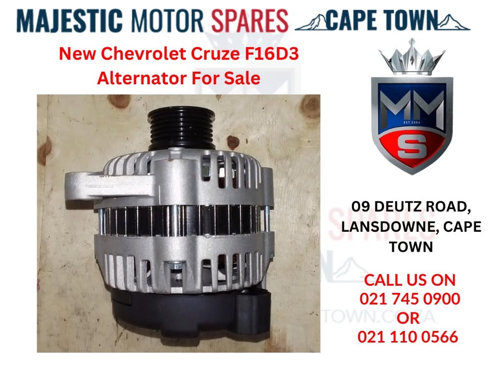 New Chevrolet Cruze F16D3 Alternator For Sale - Private Seller New Chevrolet Cruze F16D3 Alternator For Sale - Private Seller