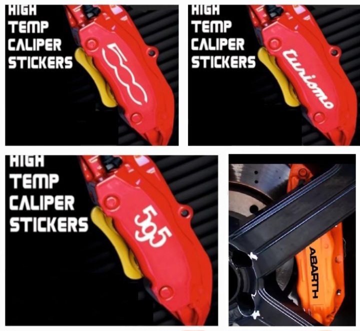 FIAT Arbarth brake caliper stickers decals vinyl graphics sets - Private Seller FIAT Arbarth brake caliper stickers decals vinyl graphics sets - Private Seller