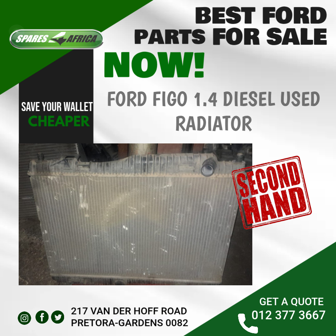 FORD FIGO 1.4 DIESEL USED RADIATOR - Private Seller FORD FIGO 1.4 DIESEL USED RADIATOR - Private Seller