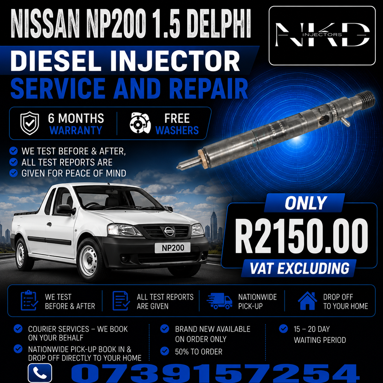 Nissan_NP200_1.5L_Injectors_On_Recondition - Private Seller Nissan_NP200_1.5L_Injectors_On_Recondition - Private Seller