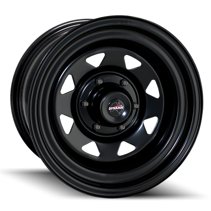 16″ Dynamic Sunraysia Triangle 8/170 Black Alloy Wheels