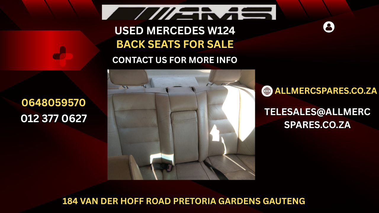 ️ USED MERCEDES E230 BACK SEATS FOR SALE