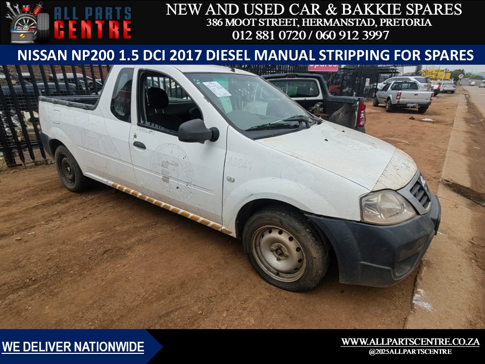 Stripping for Spares: 2017 Nissan NP200 1.5 DCI Diesel Manual - Private Seller Stripping for Spares: 2017 Nissan NP200 1.5 DCI Diesel Manual - Private Seller