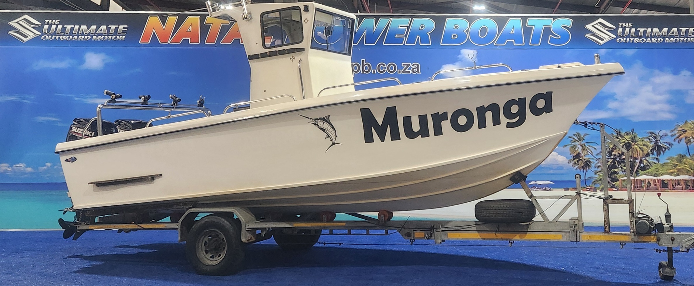 KANYA CRAFT 22 FT CC ON TRAILER 2 X 90 SUZUKI 4 STROKES