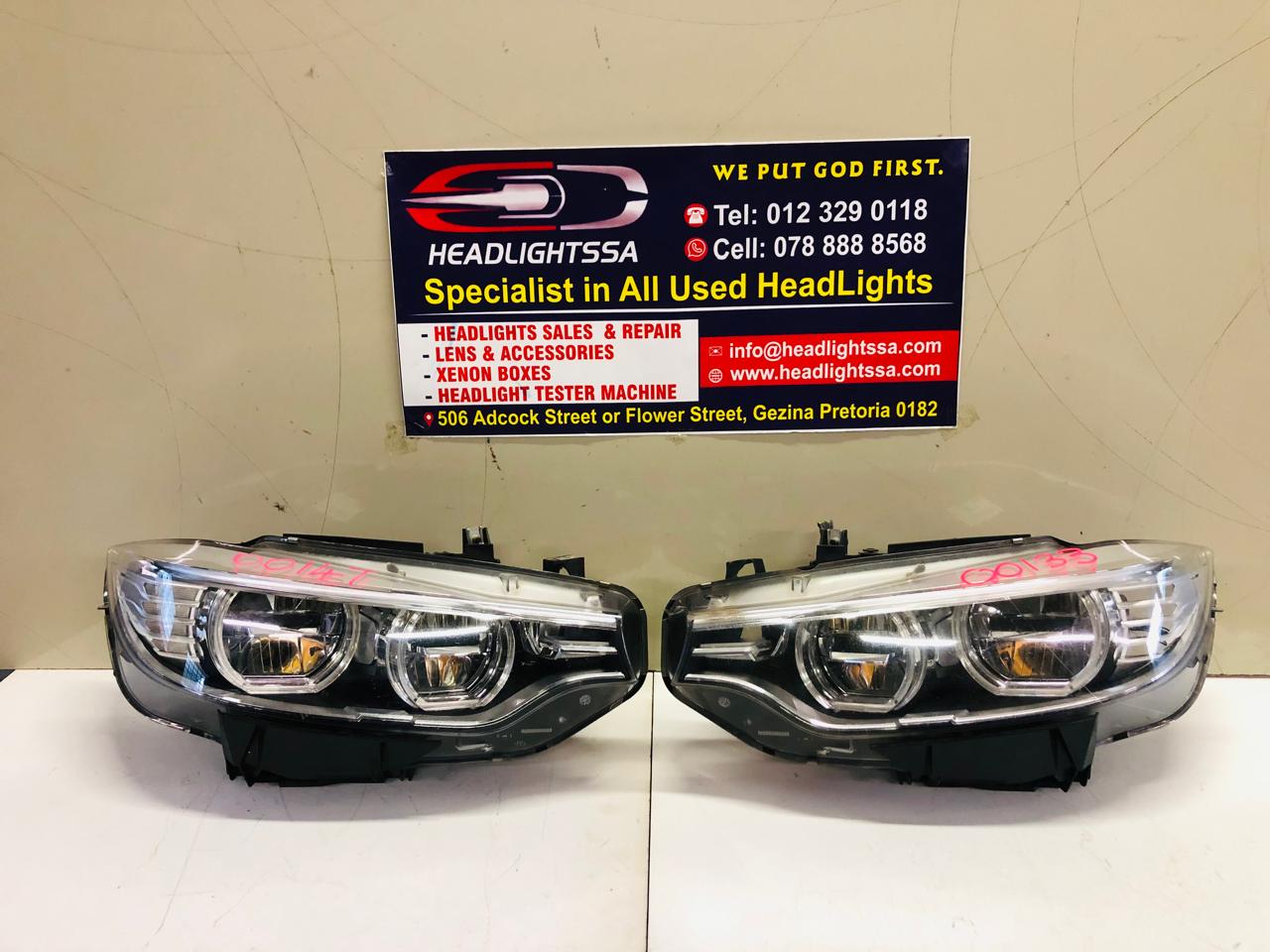 BMW M4 F8/F32/F33 4 series facelift left and right side xenon headlights - Private Seller BMW M4 F8/F32/F33 4 series facelift left and right side xenon headlights - Private Seller