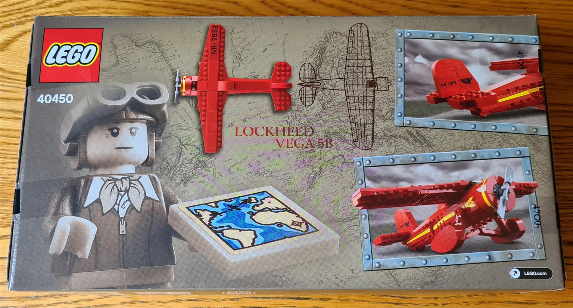 Lego 40450 Amelia Earhart Tribute (Factory Sealed) Rare Collectors Set