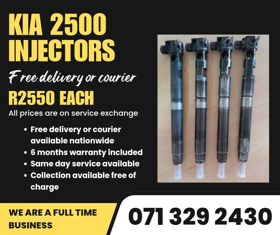 KIA 2500 INJECTORS FOR SALE WITH WARRANTY INCLUDED - Private Seller KIA 2500 INJECTORS FOR SALE WITH WARRANTY INCLUDED - Private Seller