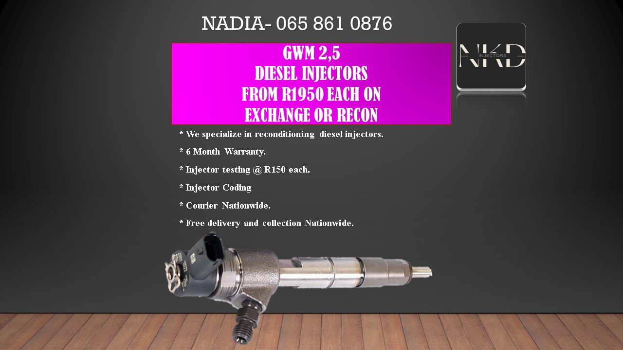 DIESE L INJECTORS FOR GWM 2.5 - Private Seller DIESE L INJECTORS FOR GWM 2.5 - Private Seller