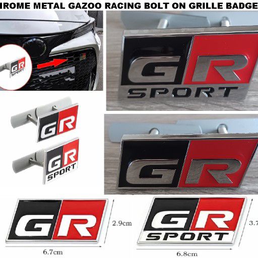 Toyota Gazoo Racing grille badges emblems - Private Seller Toyota Gazoo Racing grille badges emblems - Private Seller