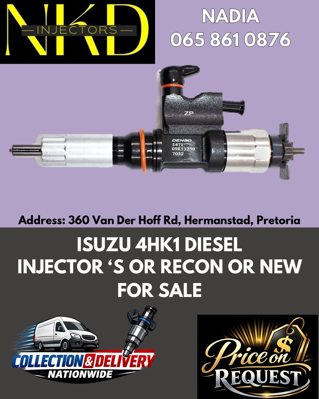 ISUZU 4HK1 DIESEL INJECTORS FOR SALE - 6 MONTHS WARRANTY - Private Seller ISUZU 4HK1 DIESEL INJECTORS FOR SALE - 6 MONTHS WARRANTY - Private Seller