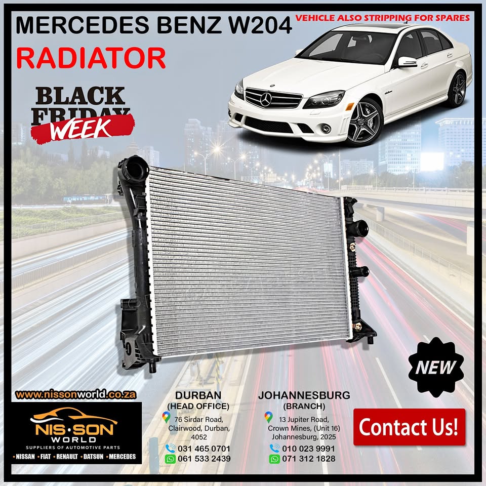 MERCEDES W204 RADIATOR