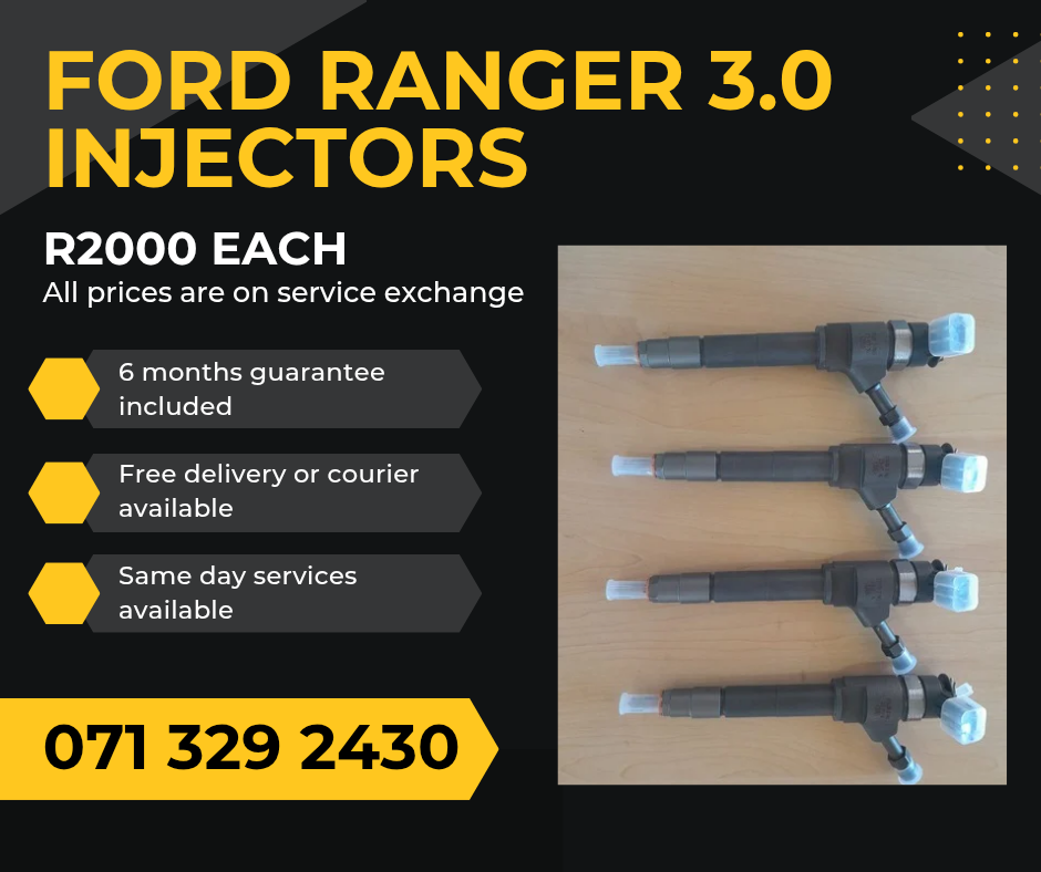 FORD RANGER 3.0 DIESEL INJECTORS FOR SALE WITH WARRANTY - Private Seller FORD RANGER 3.0 DIESEL INJECTORS FOR SALE WITH WARRANTY - Private Seller