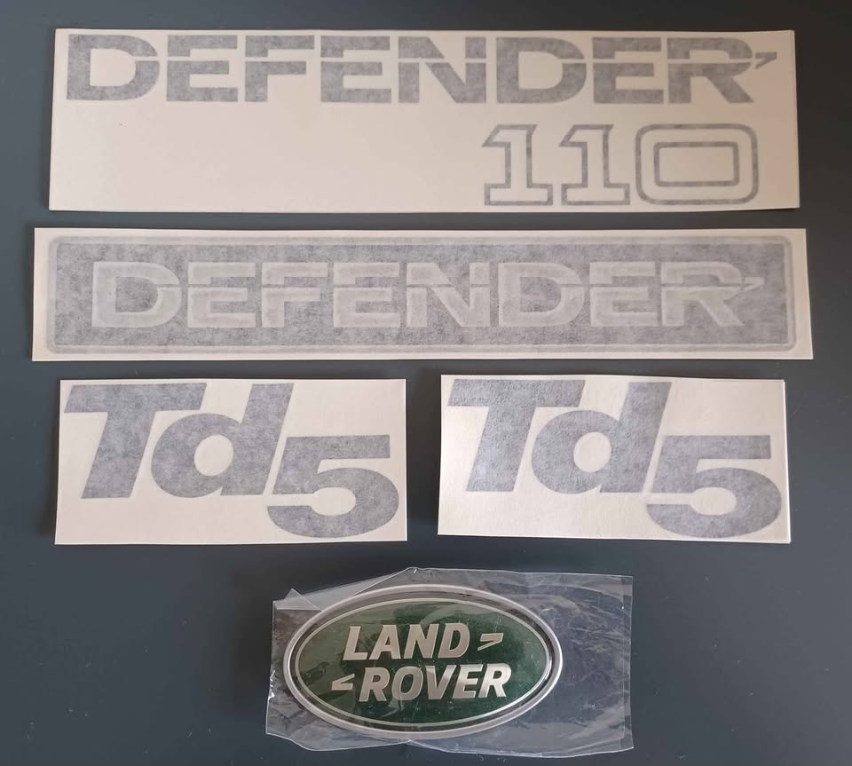 Land Rover Defender 110 stickers decals badges emblems - Private Seller