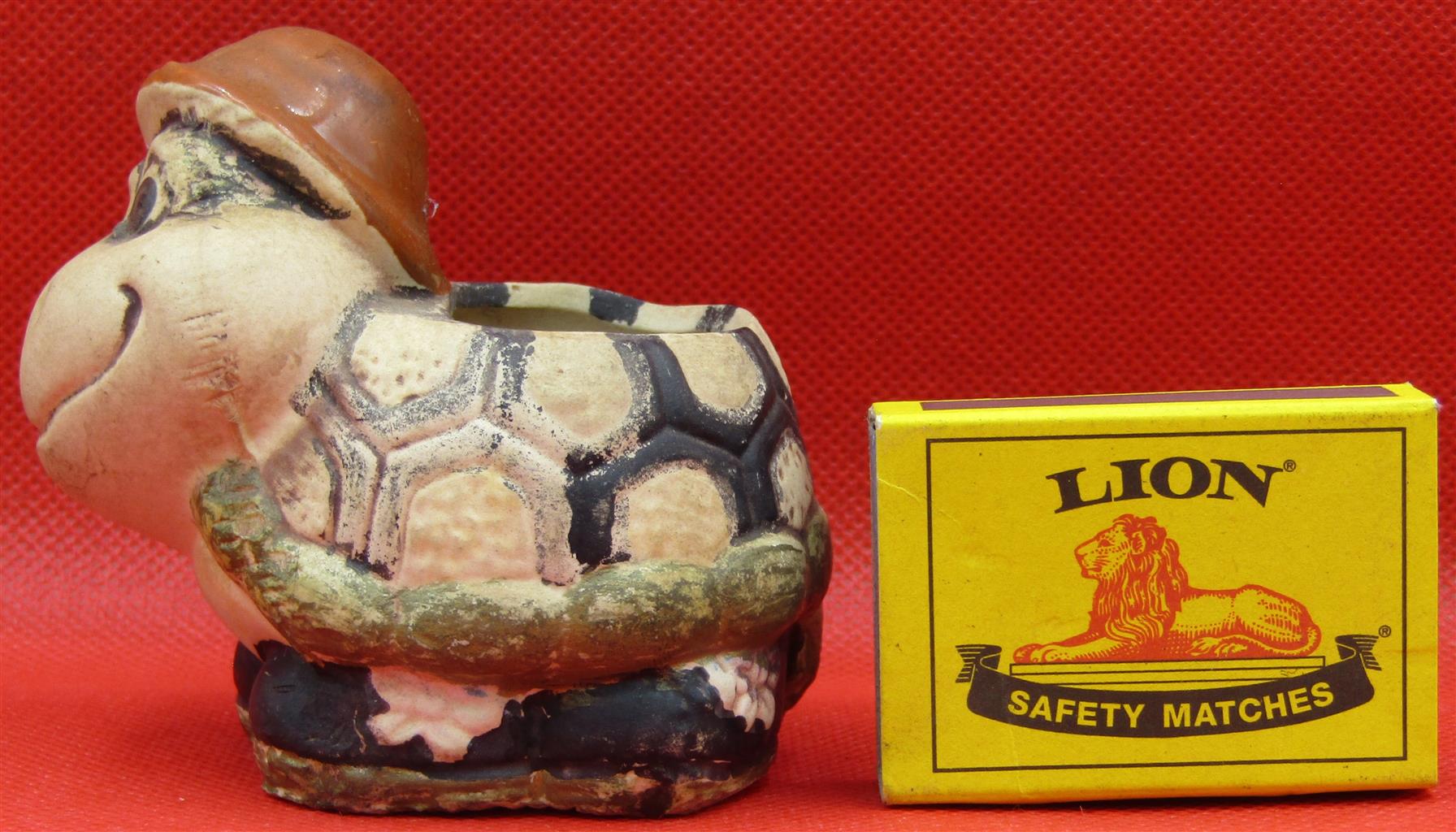 Vintage Ceramic Tortoise with Planter