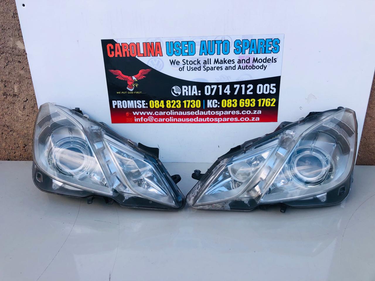 Mercedes Benz W207 E-class coupe left and right side Bi-xenon headlights - Private Seller Mercedes Benz W207 E-class coupe left and right side Bi-xenon headlights - Private Seller