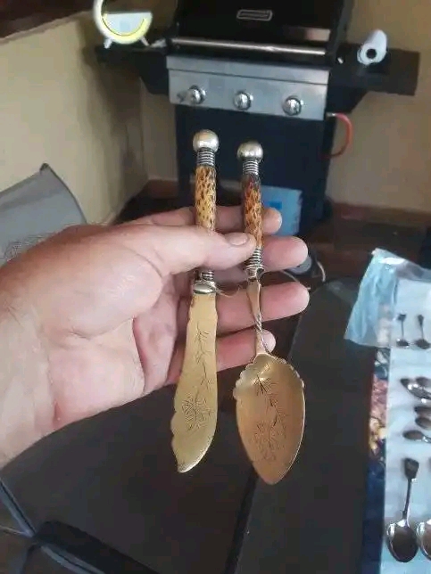 vintage silver cutlery