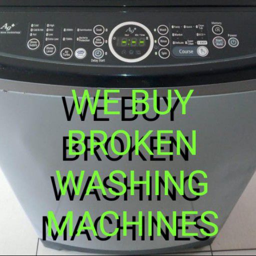 We Buy Broken Washing Machines