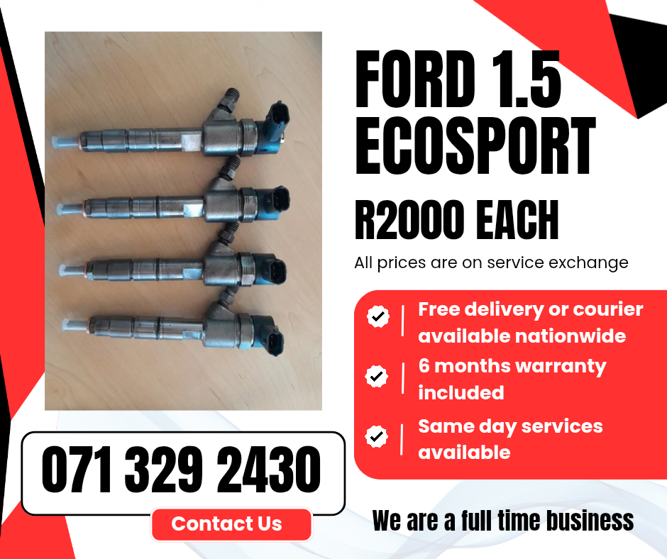 FORD ECOSPORT 1.5 INJECTORS FOR SALE WITH WARRANTY - Private Seller FORD ECOSPORT 1.5 INJECTORS FOR SALE WITH WARRANTY - Private Seller