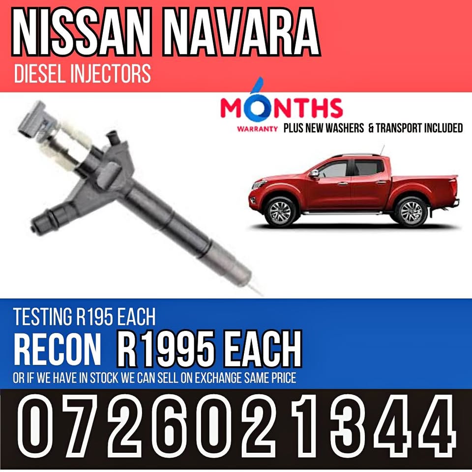 Nissan Navara Diesel Injectors for sale on exchange or to recon your own - Private Seller