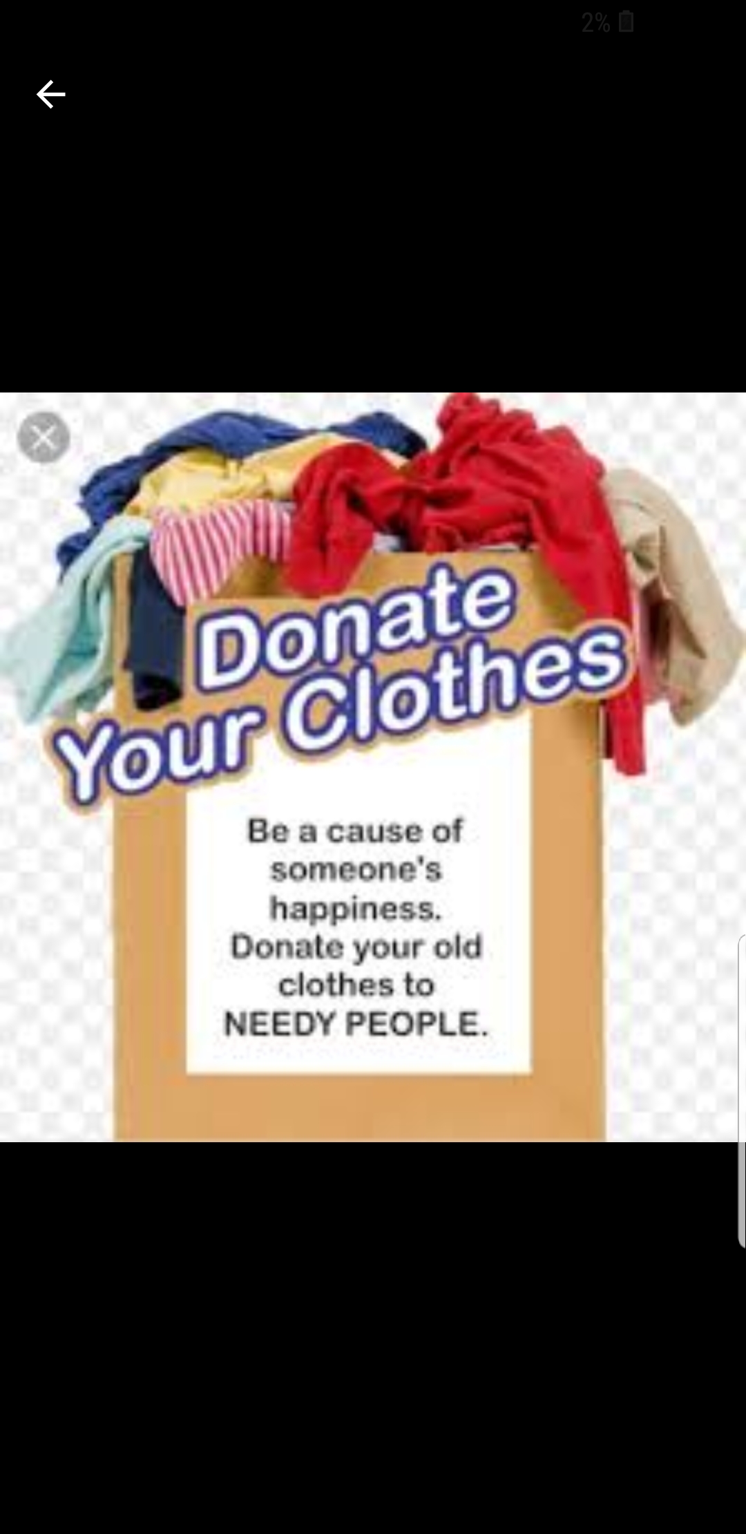 Clothes and household stuff  needed for Charity and donations 