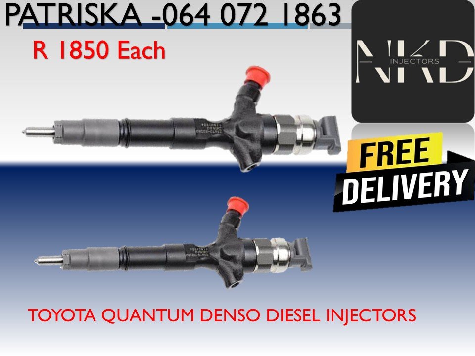 TOYOTA QUANTUM DENSO DIESEL INJECTORS FOR SALE - Private Seller TOYOTA QUANTUM DENSO DIESEL INJECTORS FOR SALE - Private Seller