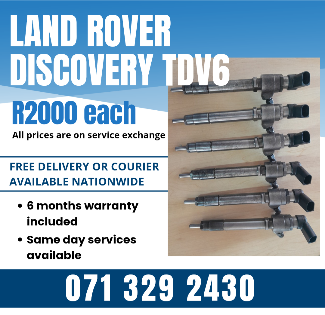 LAND ROVER DISCOVERY TDV6 DIESEL INJECTORS FOR SALE WITH WARRANTY