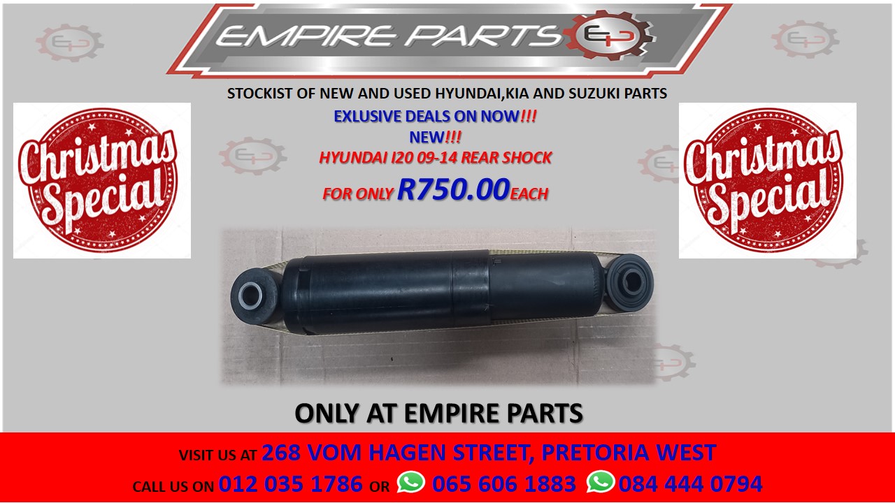 09-14 HYUNDAI I20 REAR SHOCK FOR SALE - Private Seller