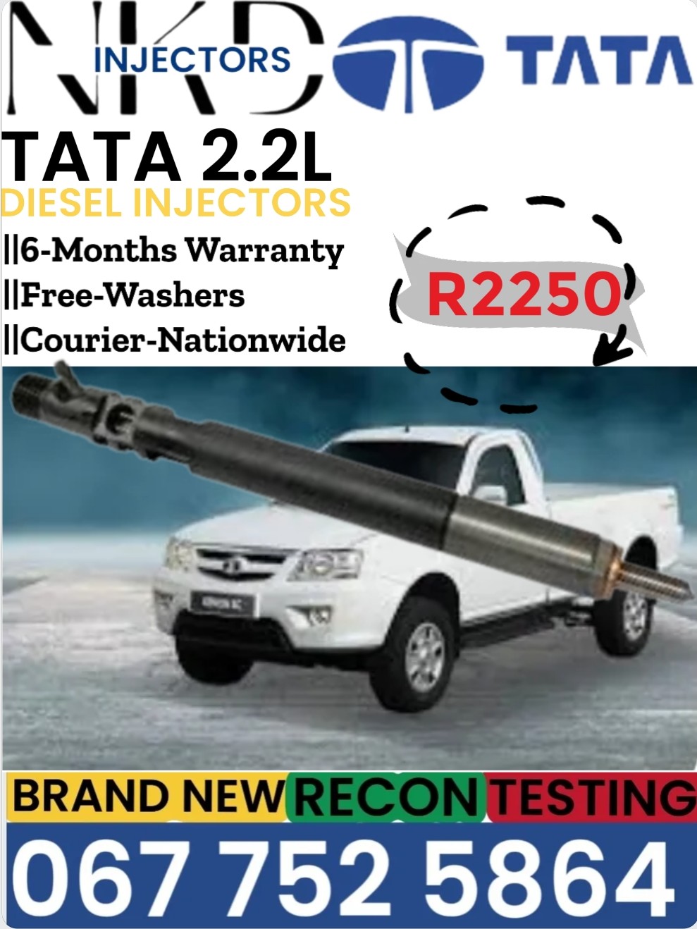 Tata Xenon 2.2L Diesel injectors - Private Seller Tata Xenon 2.2L Diesel injectors - Private Seller