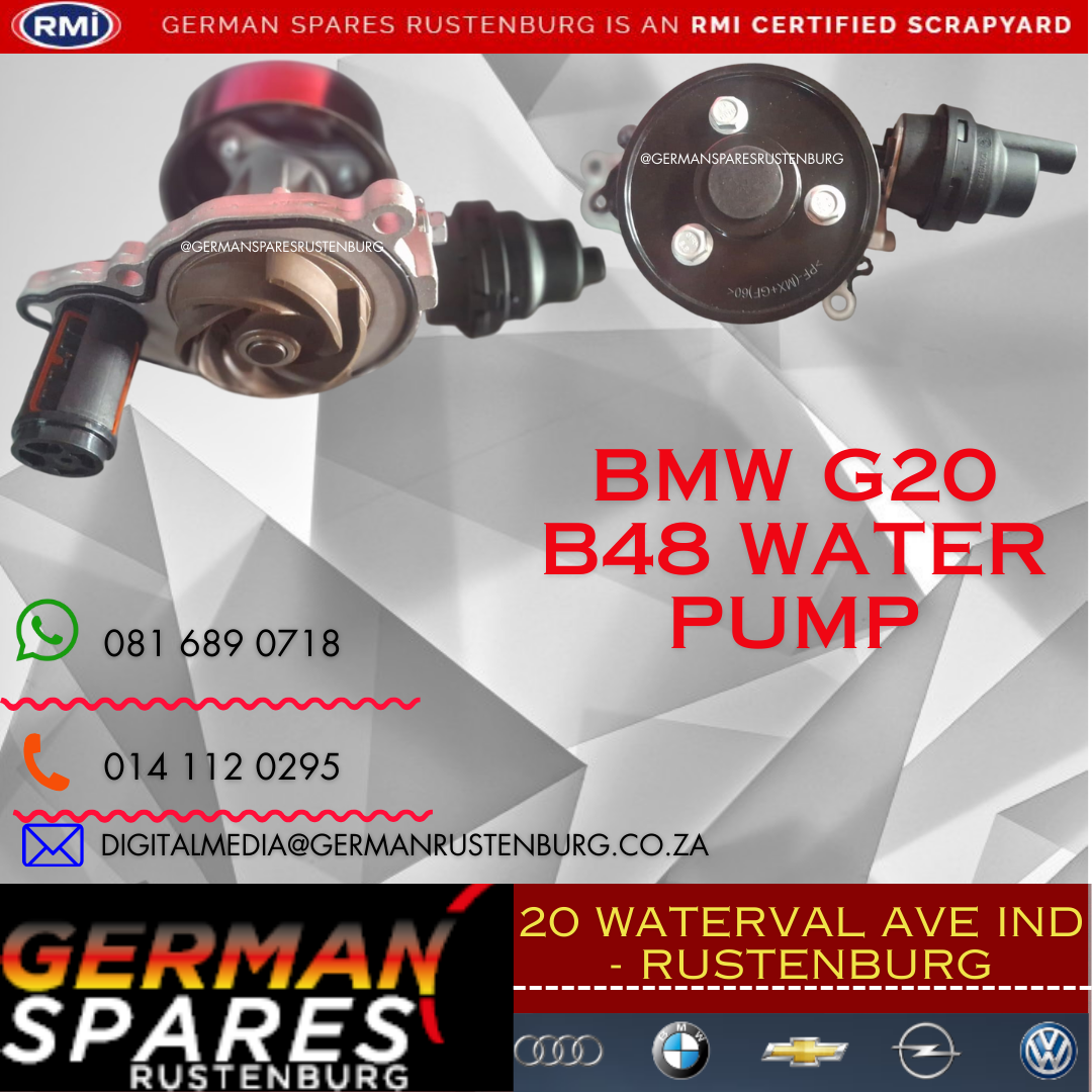 New Bmw G20 B48 Water Pump For Sale @ German Spares Rustenburg for sale ...