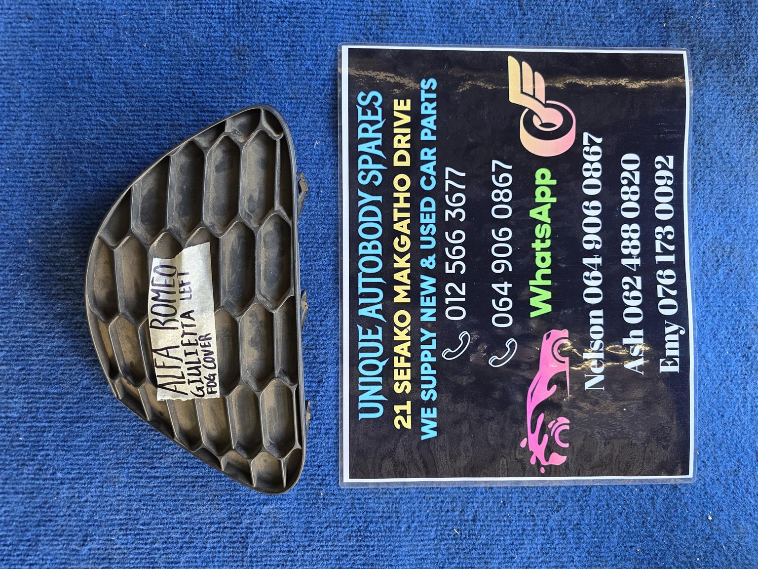 Alfa Romeo Giulietta Left Fog Cover Alfa Romeo Giulietta Left Fog Cover