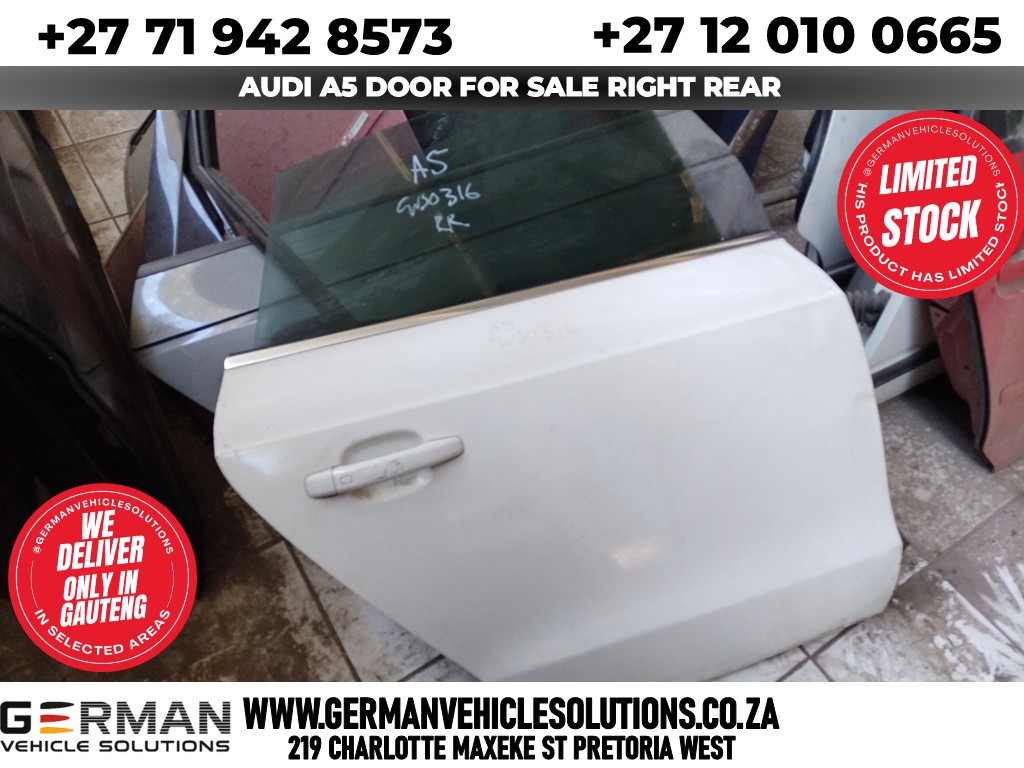 Audi a5 door for sale right rear - Private Seller Audi a5 door for sale right rear - Private Seller