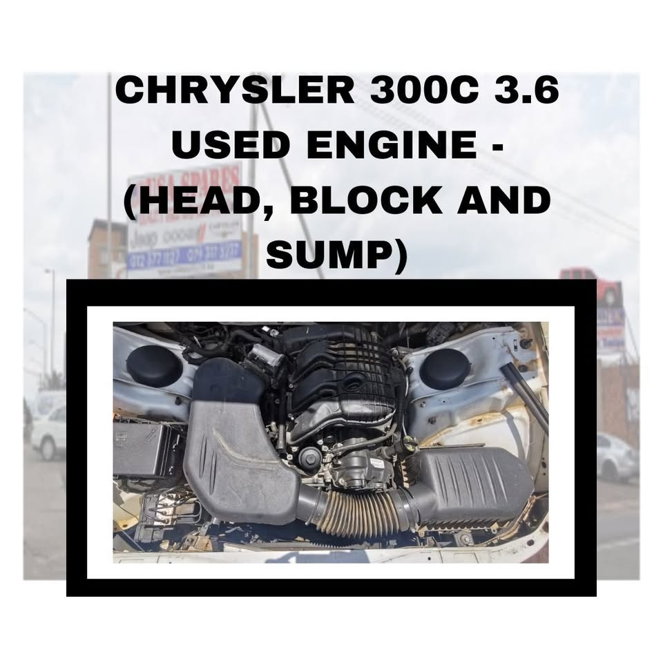 HEAD, BLOCK AND SUMP - CHRYSLER 300C 3.6 USED ENGINE - Private Seller HEAD, BLOCK AND SUMP - CHRYSLER 300C 3.6 USED ENGINE - Private Seller