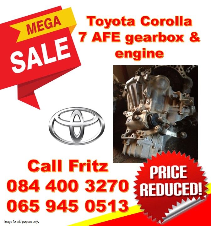 Toyota Corolla 7 AFE manual gearbox - Private Seller Toyota Corolla 7 AFE manual gearbox - Private Seller