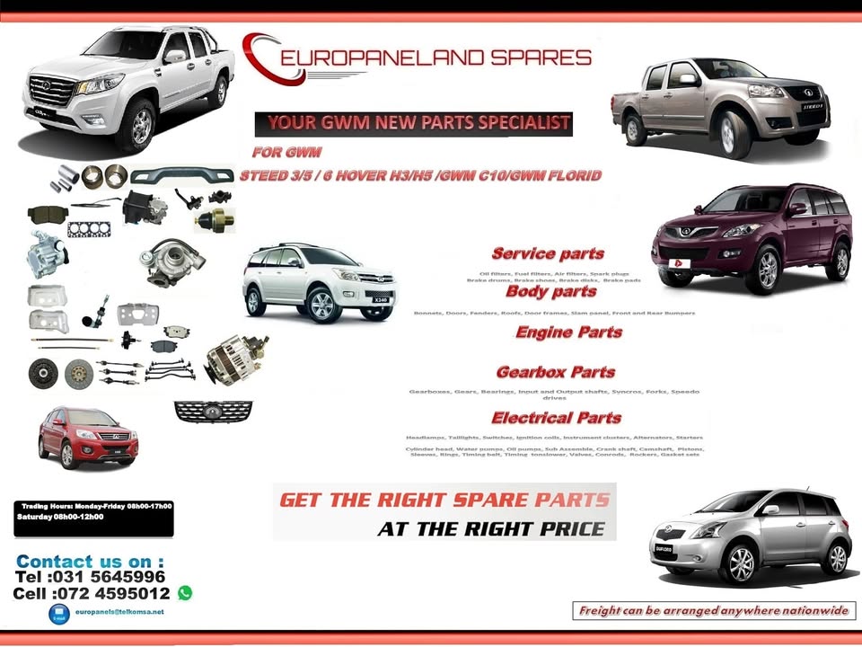 GWM STEED 5 SE   BRAND NEW FRONT GRILLES FOR SALE