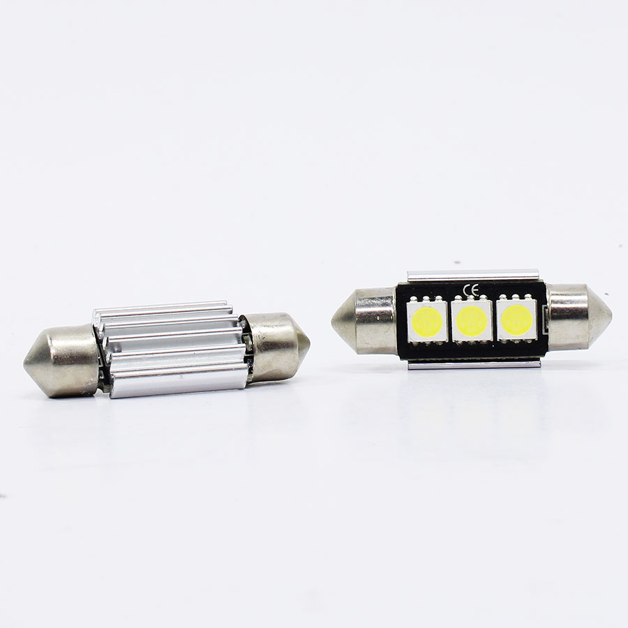 SMD Interior 3 LED Bulbs with Canceller – 36mm (white)