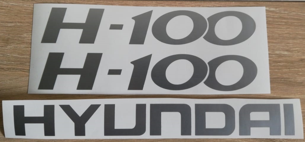 Hyundai H-100 decals stickers / vinyl cut graphics kit